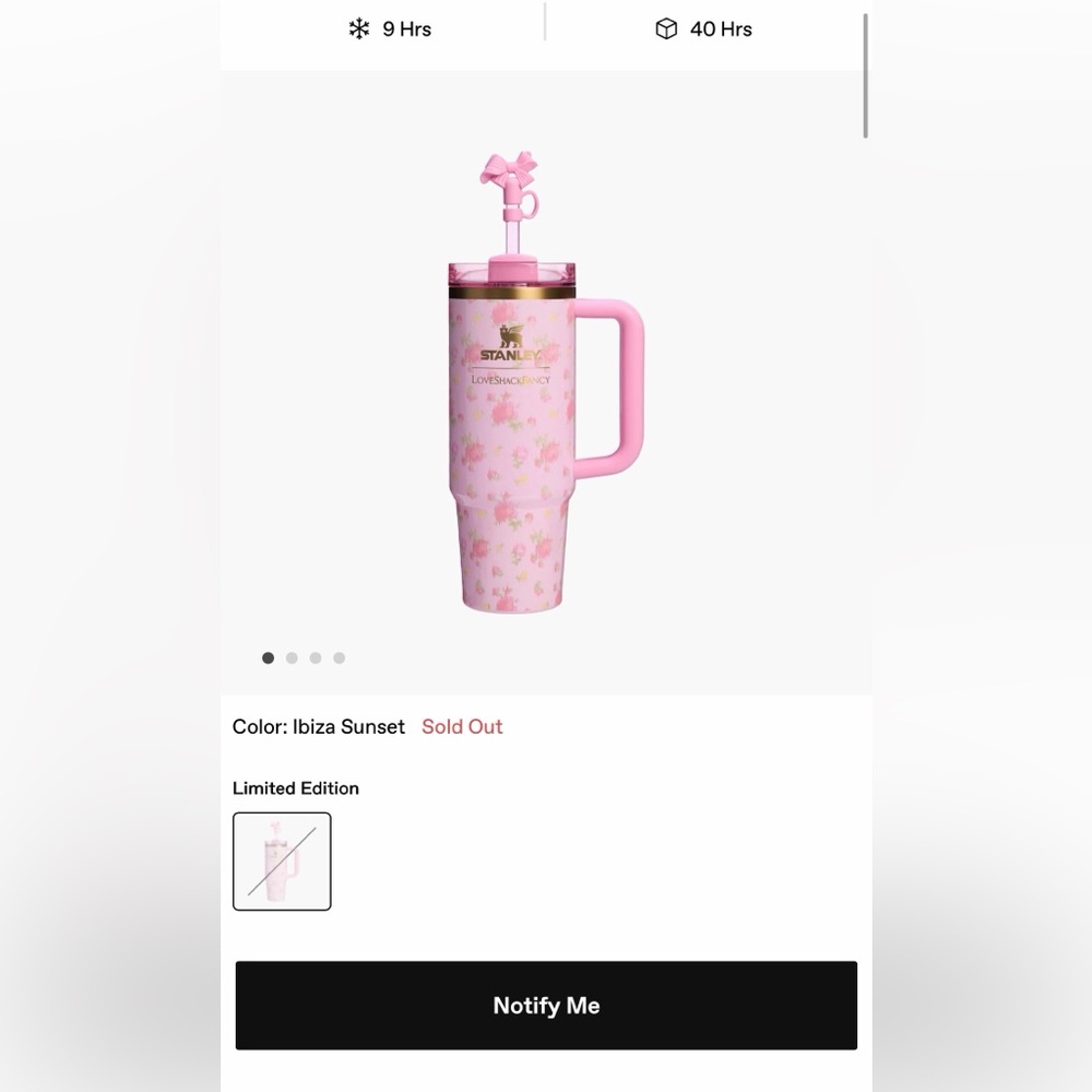 Stanley x LoveShackFancy tumbler